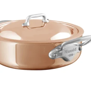 Mauviel 24 cm Rondeau with lid