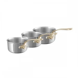 Mauviel 16-20 cm Set of 3 Saucepans