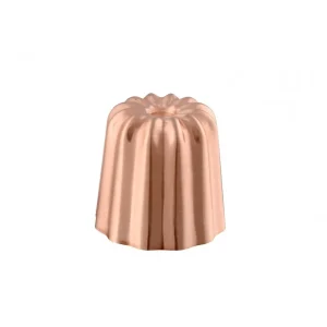 Mauviel 4.5 cm Copper Tinned Canele Mold