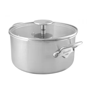 Mauviel 18 cm Cocotte with glass lid