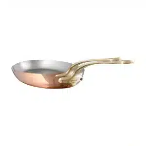 M'150 B 2-Piece Copper Oval Pan Set With Brass Handles