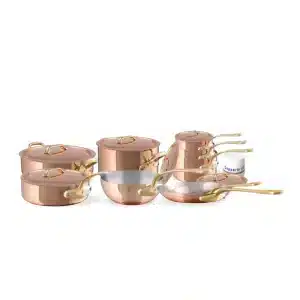 M'200 B 16-Piece Cookware Set With Brass Handles