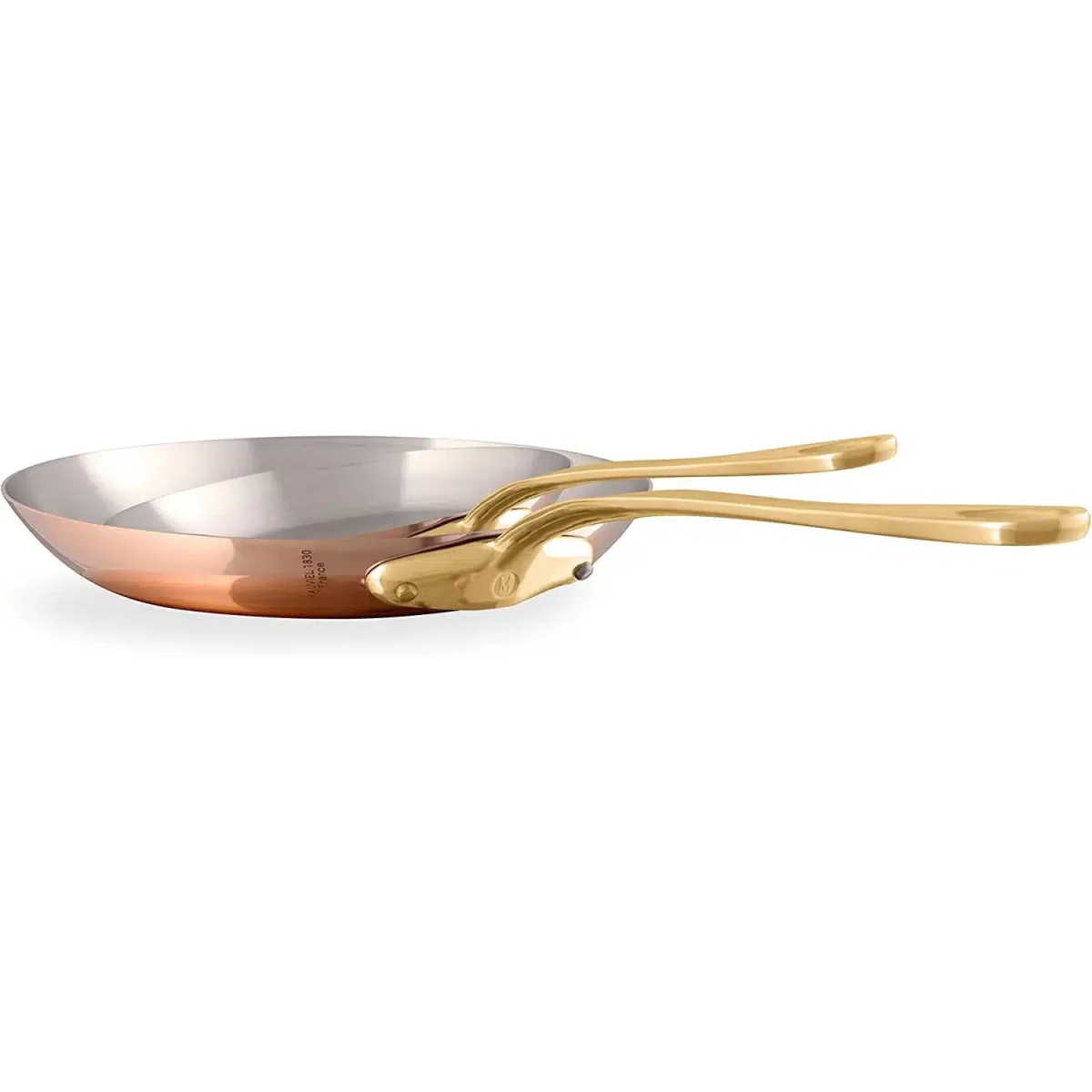 M'200 B 2-Piece Frying Pan Set With Brass Handles