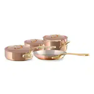 M'200 B 7-Piece Cookware Set With Brass Handles