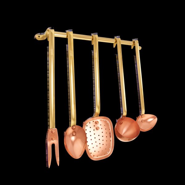 Copper Support Brass Handle 6 Pcs 43.7 cm