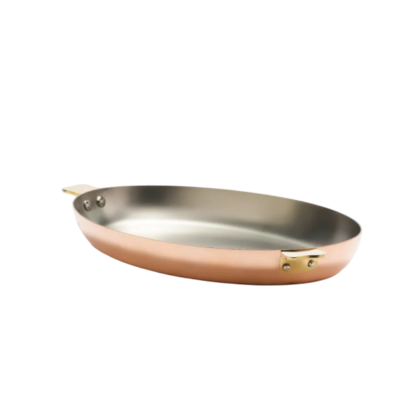 Art Déco Copper Oval Pan