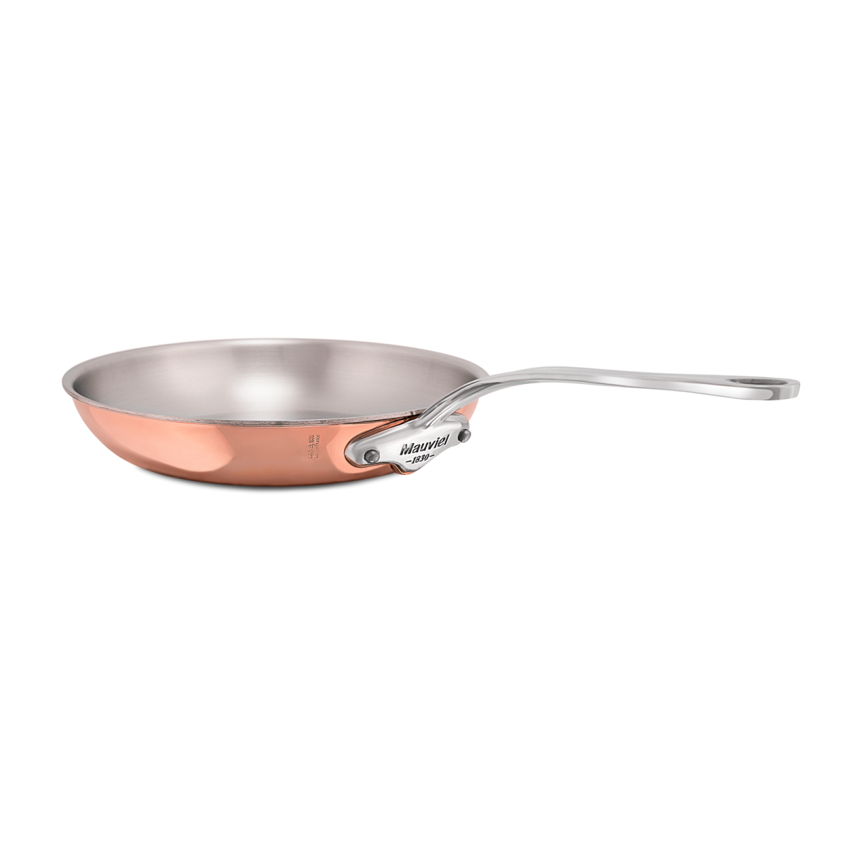 mauviel m6 s induction copper frying pan with cast stainless 7cc928dc