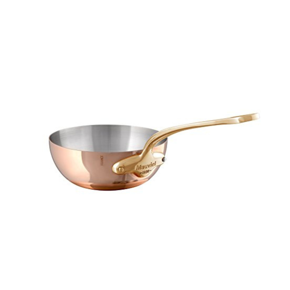 Mauviel M’Heritage M’150 B Copper Chef Pan With Brass Handle