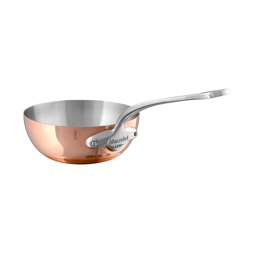 Mauviel M’Heritage M’150 S Copper Chef Pan With Cast Stainless Steel Handle