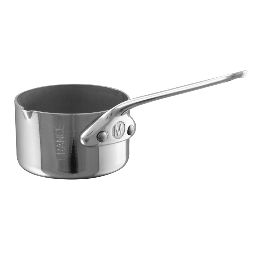 mauviel mminis sauce pan with cast stainless steel handle 2 81cbf2ce