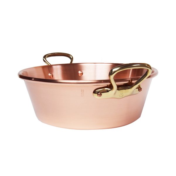 M’Passion Copper Jam Pan, Brass Handles