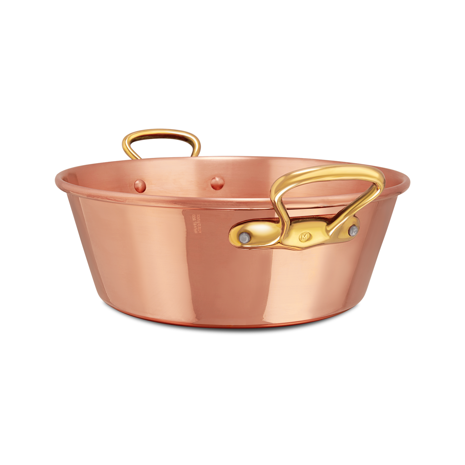 M’Passion Copper Jam Pan, Brass Handles 3 M’Passion Copper Jam Pan, Brass Handles - Image 3