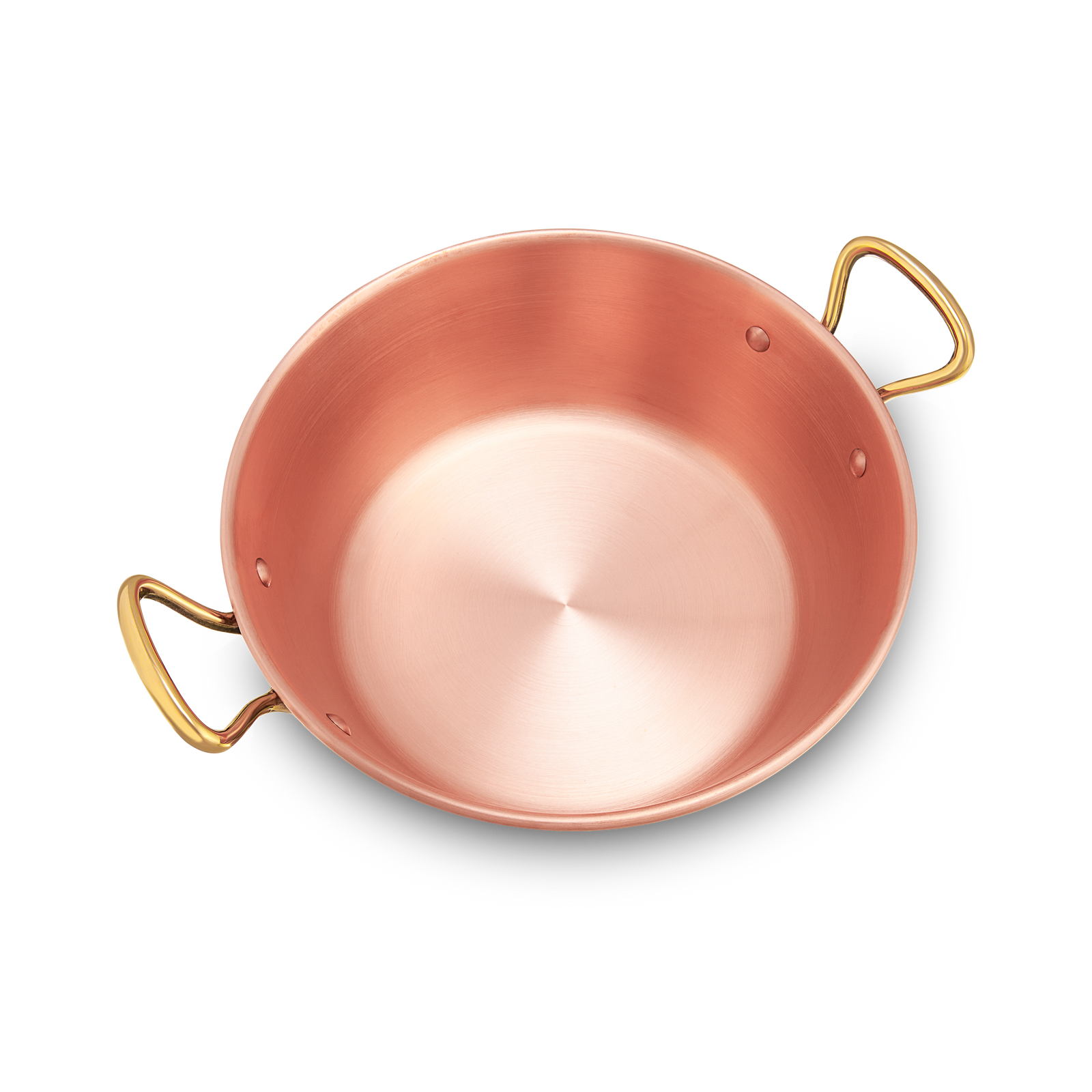 M’Passion Copper Jam Pan, Brass Handles 4 M’Passion Copper Jam Pan, Brass Handles - Image 4