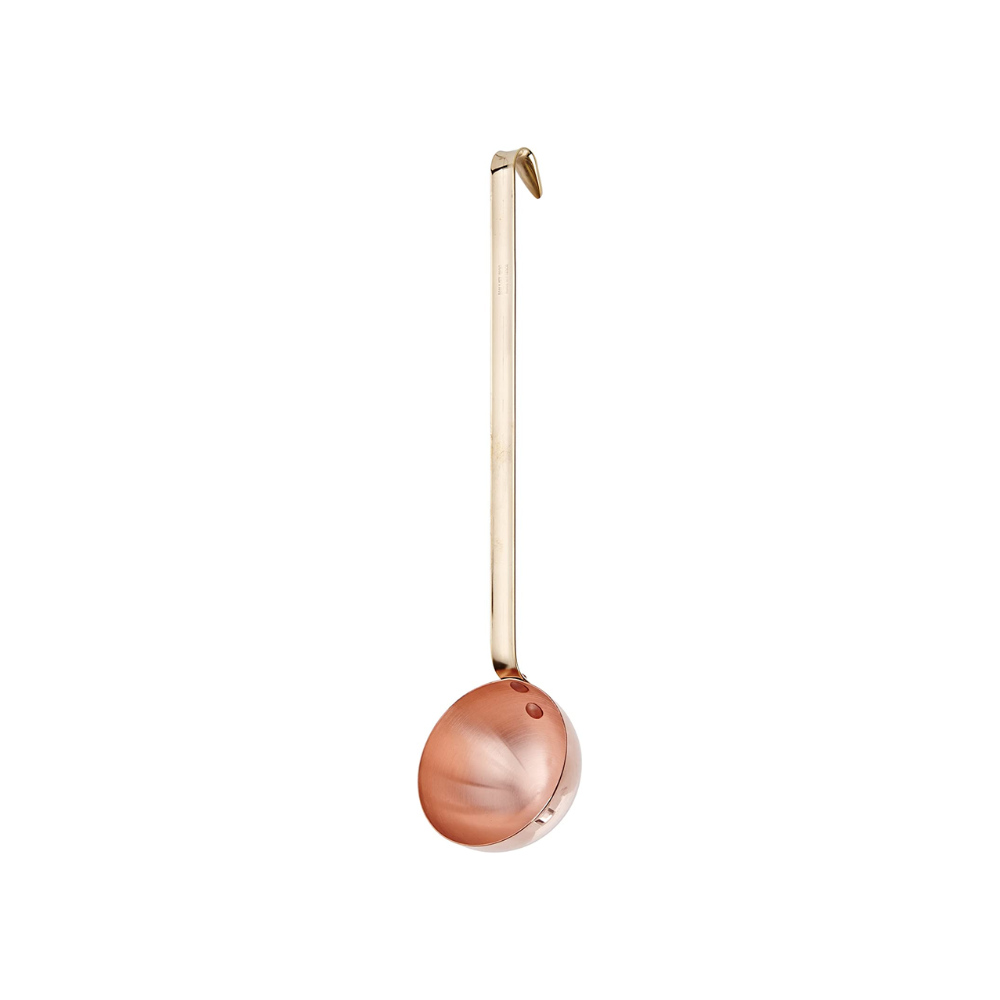 Ladle 9 cm 2 mauviel mpassion copper ladle with brass handle 3 5 in a5815040