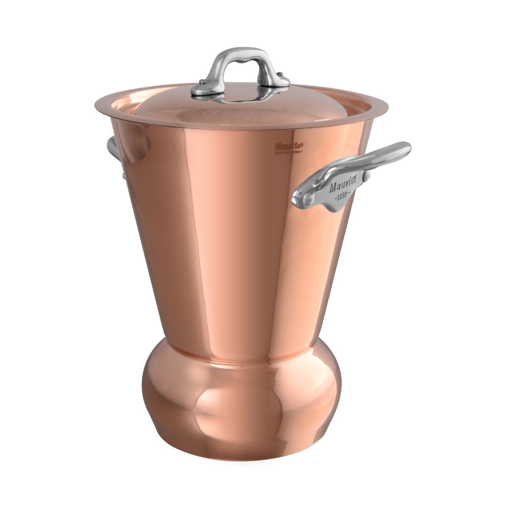 mauviel mtradition polished copper tin inside steamed potato 60bb20fd
